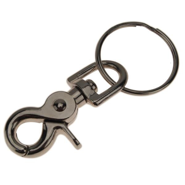 Promo Quality Nickel Plated Trigger Snap with Large Key Ring