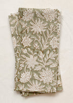 Botanical Block Print Napkin Set