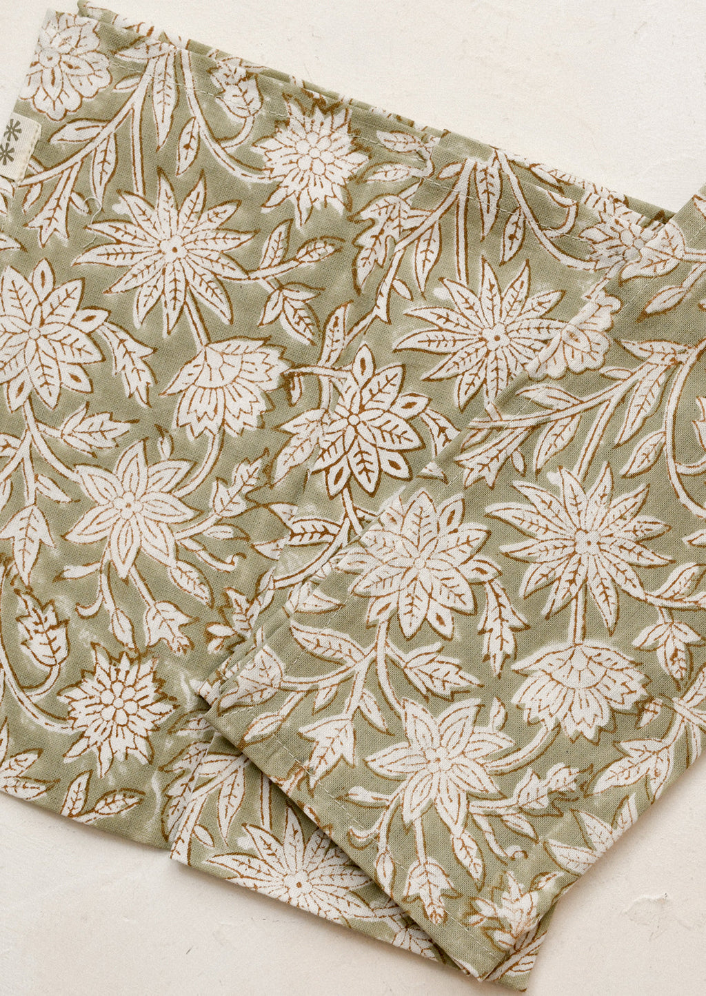 Botanical Block Print Napkin Set