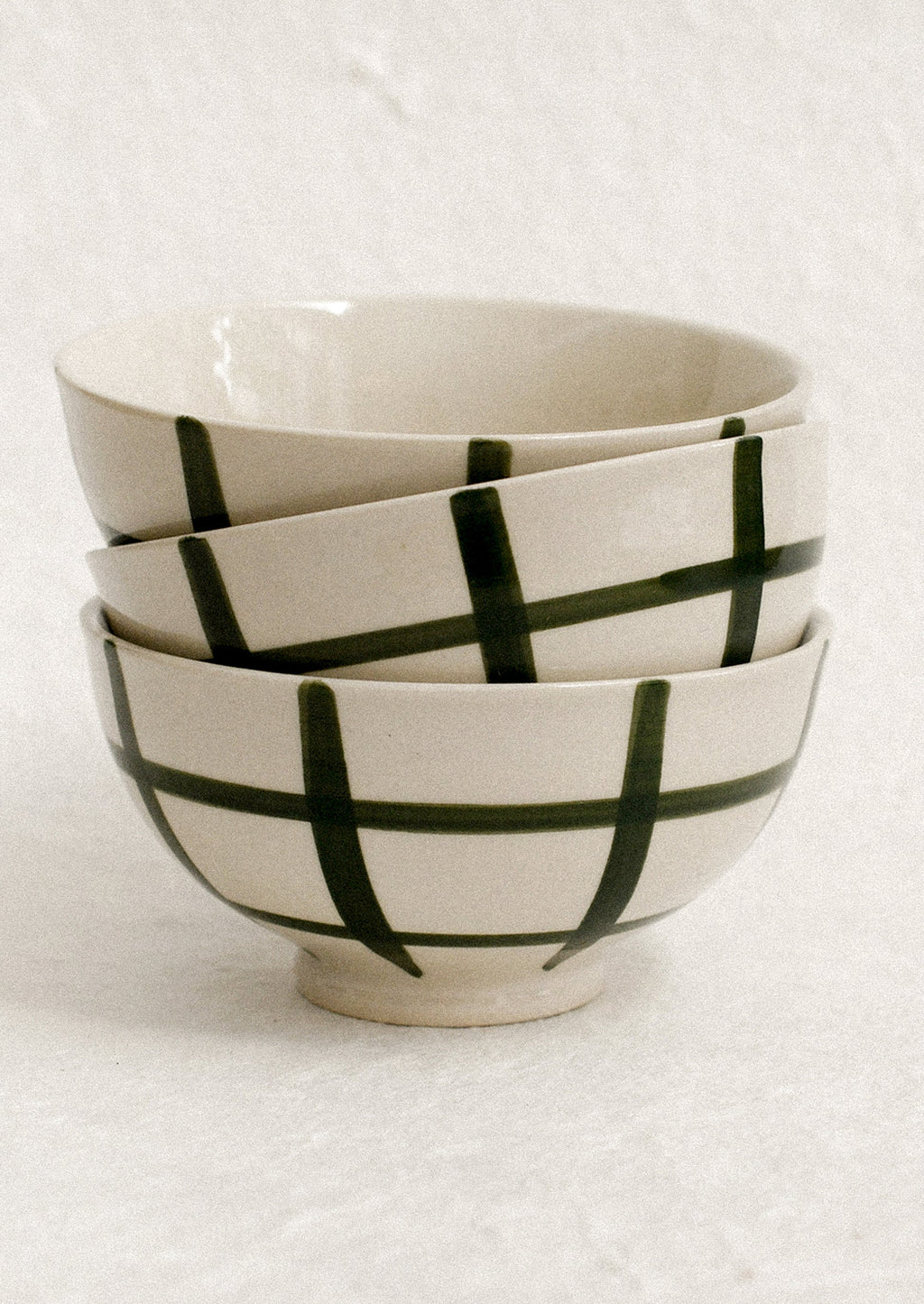 Verde Grid Porcelain Bowl
