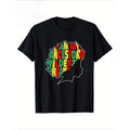 Men's "I Am My Ancestors Wildest Dream" Juneteenth Black History Month T-Shirt - 100% Cotton, Retro Style, Short Sleeve, Round Neck, Machine Washable