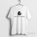Officials Black Cat In Coffee Cup Cats And Coffee Unisex T-shirt, Sweatshirt, Hoodie, Long Sleeve Tee