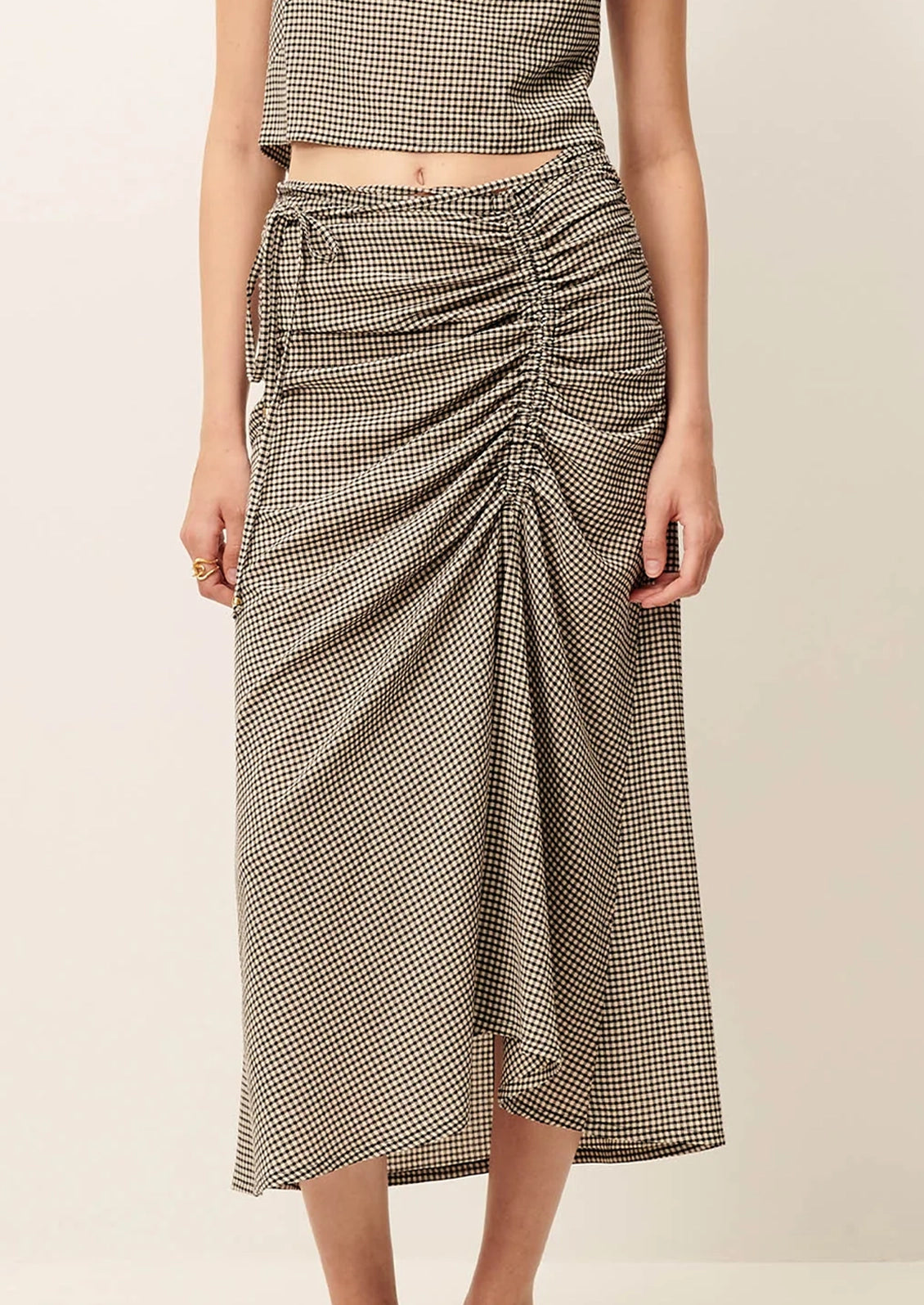Arletta Gingham Skirt
