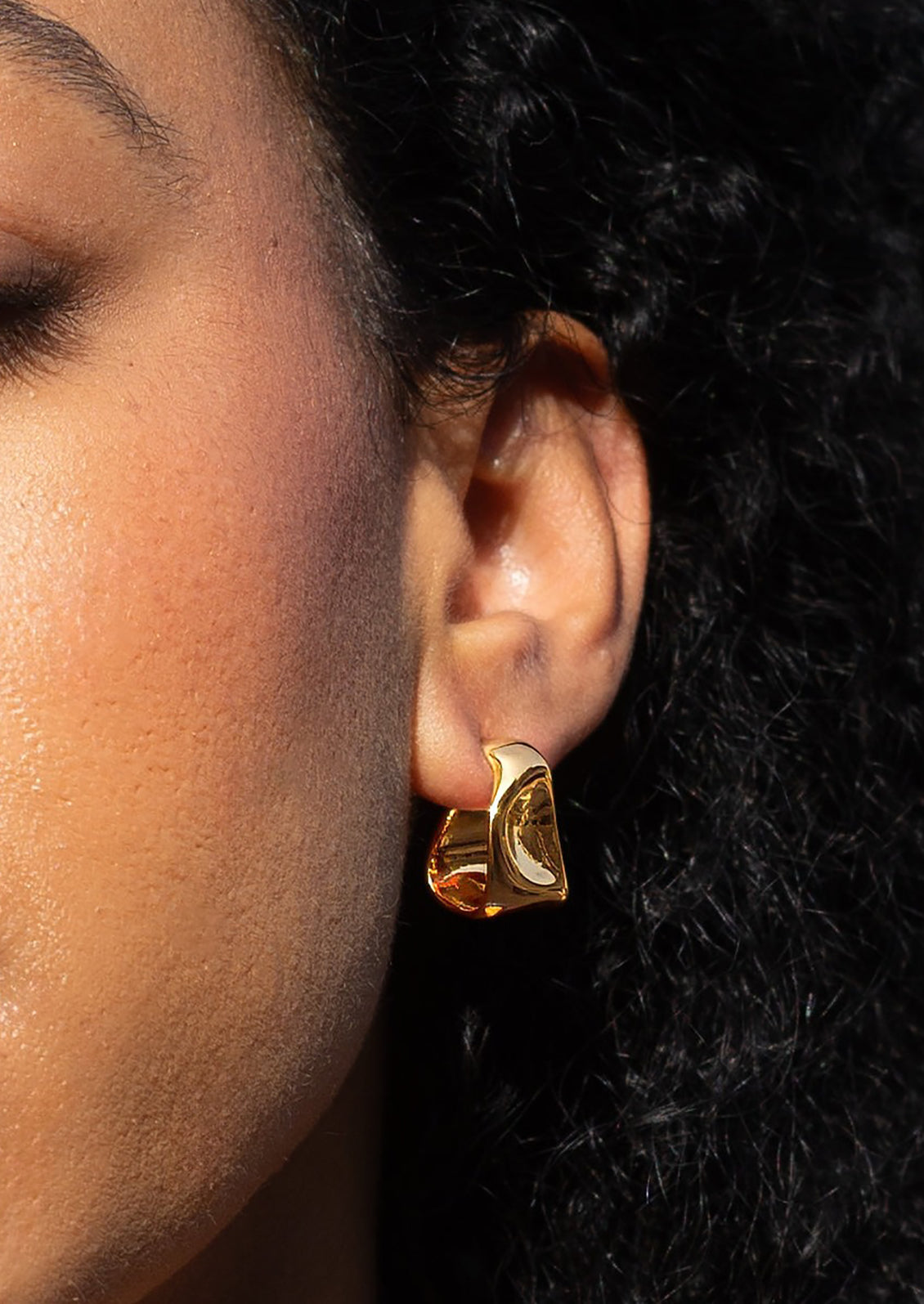 Impression Hoop Earrings