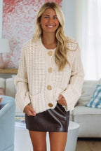 Frosted Charm Sweater - Cream