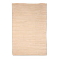 Buff and Ivory Recycled Cotton Area Rug from India 3x4.5 'Diamond Subtlety'