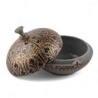 Nature-Themed Papier Mache and Wood Decorative Box Large 'Kashmir Marvel'
