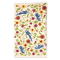 Bird and Floral pattern Wool Area Rug from India 3x5 'Nature's Magnificence'