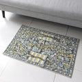 Chain-Stitched Wool and Cotton Tree Motif Rug 'Winged Paradise'