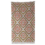 Traditional Floral Handloomed Wool Area Rug from India 3x5 'Floral Boom'