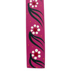 Handmade Floral Bird-Themed Copal Wood Bookmark from Mexico 'Reading Hummingbird'