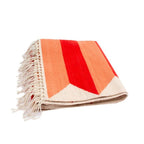 Handloomed Zapotec Warm-Toned Wool Area Rug 2.5x5 'Dimensions of Warmth'