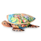 Hand Crafted Wood Jewelry Box 'Sea Turtle'