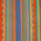 Handwoven Zapotec Wool Accent Rug 2 x 3.5 Ft from Mexico 'Sunny Hills of Mitla'