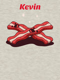 Kevin + Bacon visual pun by The Sporty Nerd Unisex T-shirt, Sweatshirt, Hoodie, Long Sleeve Tee