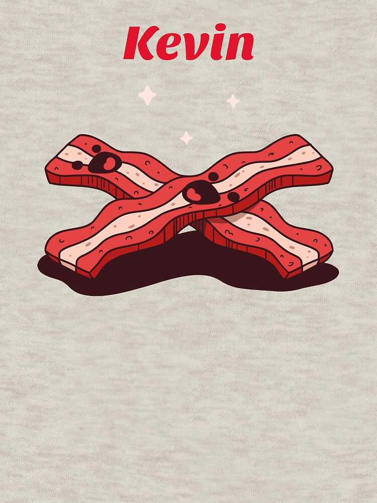 Kevin + Bacon visual pun by The Sporty Nerd Unisex T-shirt, Sweatshirt, Hoodie, Long Sleeve Tee