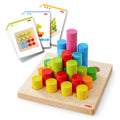 Rainbow Risers Wooden Stacking Game