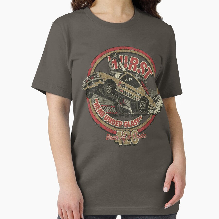 426 Hemi 'Bear of a Cuda' Barracuda by jacobcdietz Unisex T-shirt, Sweatshirt, Hoodie, Long Sleeve Tee