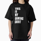 This Is My Gaming Shirt Funny Nerd Gamer Dad Joke Design Whit Text by Jason Gilbert Unisex T-shirt, Sweatshirt, Hoodie, Long Sleeve Tee