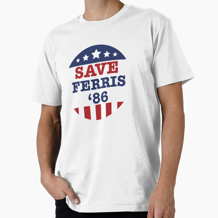 Save Ferris by Black Cat Tees Unisex T-shirt, Sweatshirt, Hoodie, Long Sleeve Tee