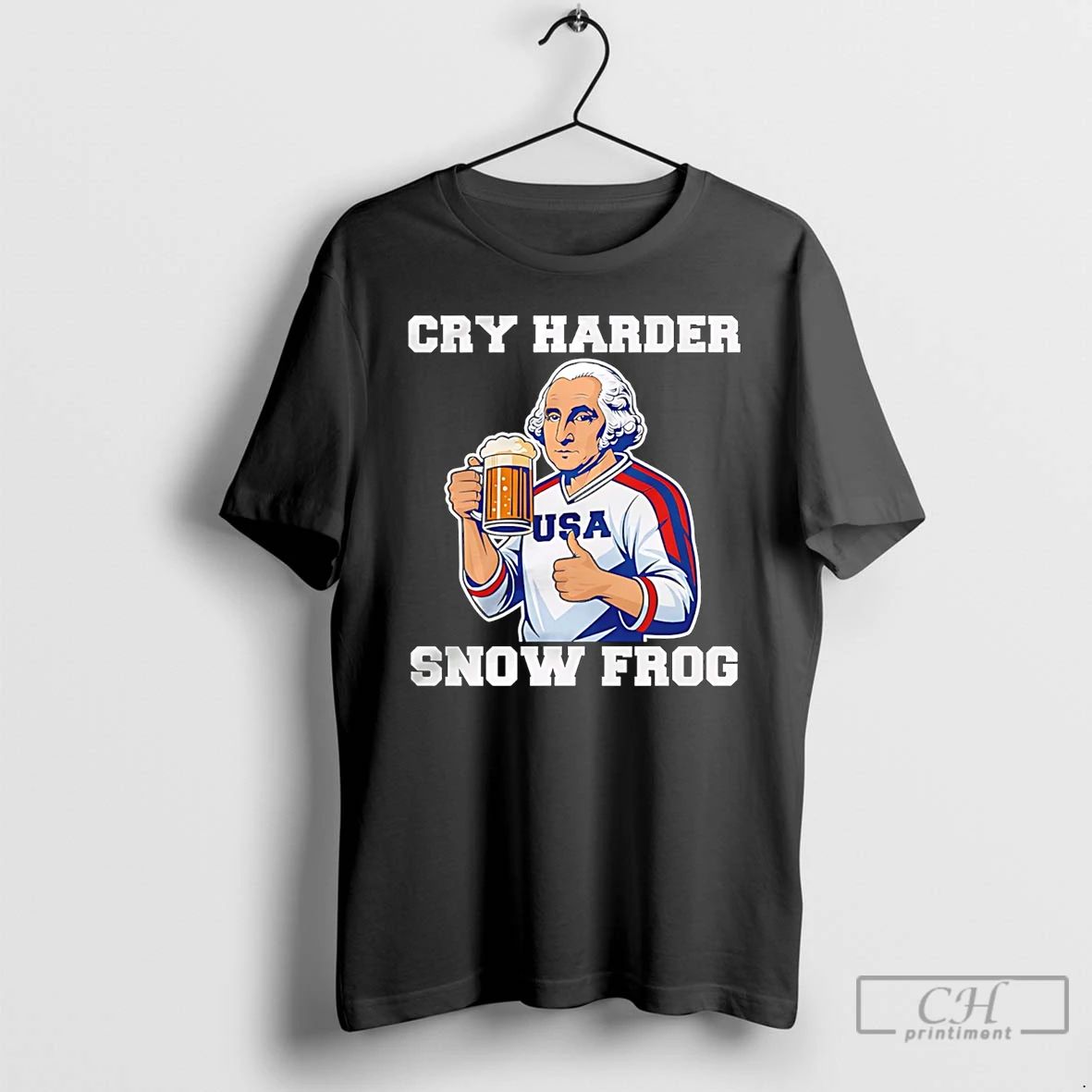 Classic Georgia Washington Usa Player Cry Harder Snow Frog Unisex T-shirt, Sweatshirt, Hoodie, Long Sleeve Tee